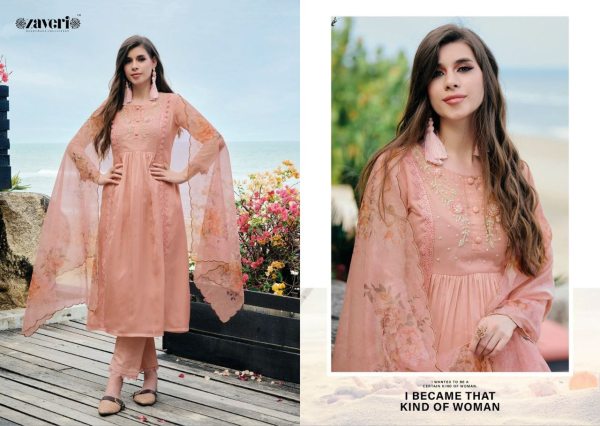 ALAYA Heavy organza   with  khatali hand work Salwar Suit  Churidar Salwar Suits Wholesale