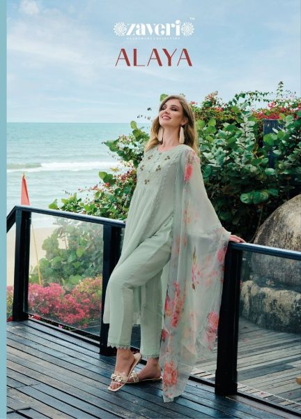 ALAYA Heavy organza   with  khatali hand work Salwar Suit  Churidar Salwar Suits Wholesale