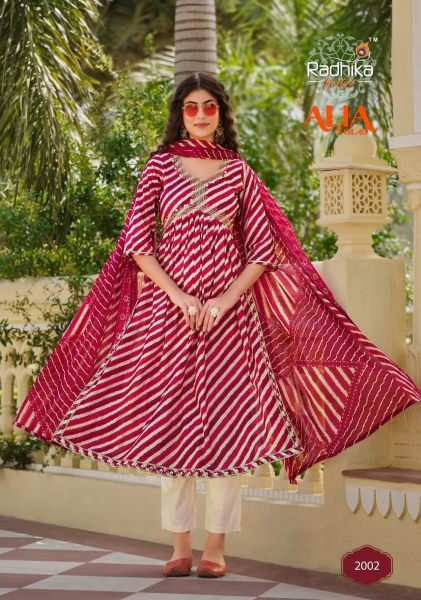 Alia Cut Embrodery Kurti Set 3 Piece Kurti Set