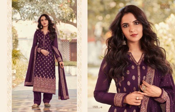 Amirah Rutaba Heavy Dola Silk Salwar Kameez Wholesale Collection In Surat Designer Plazzo Salwar Suits Wholesale