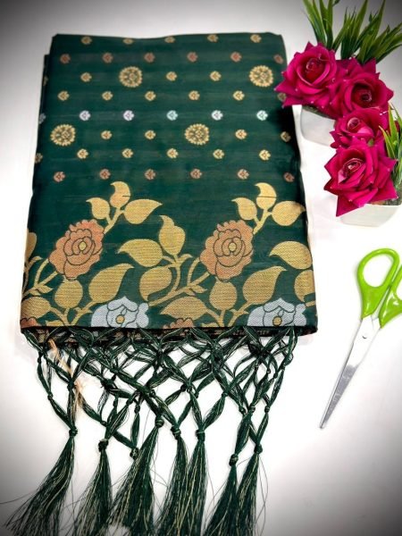 Art Silk Jacquard Border Saree  Silk Sarees Wholesale