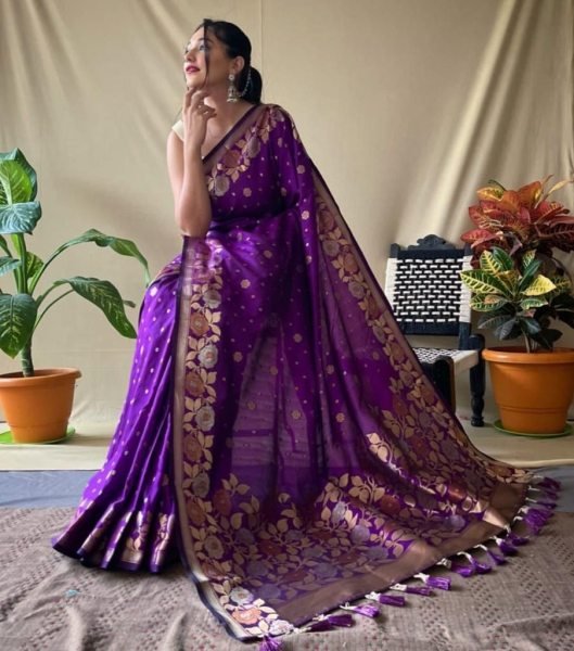 Art Silk Jacquard Border Saree  Silk Sarees Wholesale