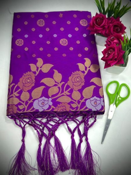 Art Silk Jacquard Border Saree  Silk Sarees Wholesale