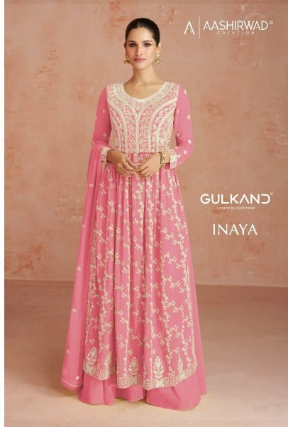 ASHIRWAD INAYA Heavy Fox georgette With Embroidery Sequence Work Anarkali Collection  Anarakali Gown Wholesale