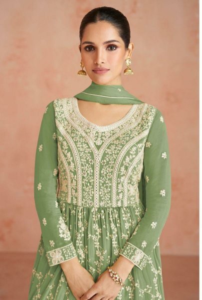 ASHIRWAD INAYA Heavy Fox georgette With Embroidery Sequence Work Anarkali Collection  Anarakali Gown Wholesale
