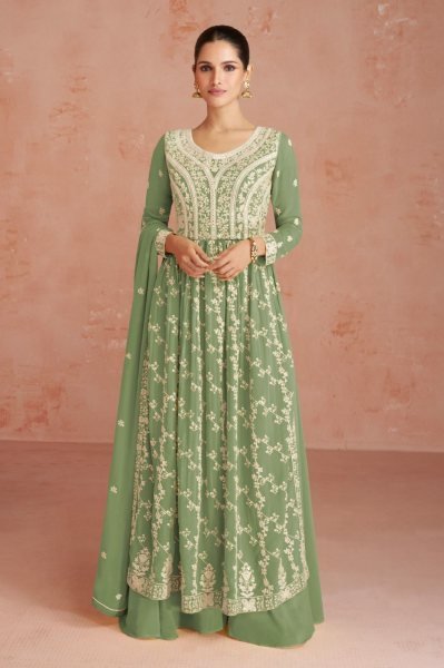 ASHIRWAD INAYA Heavy Fox georgette With Embroidery Sequence Work Anarkali Collection  Anarakali Gown Wholesale