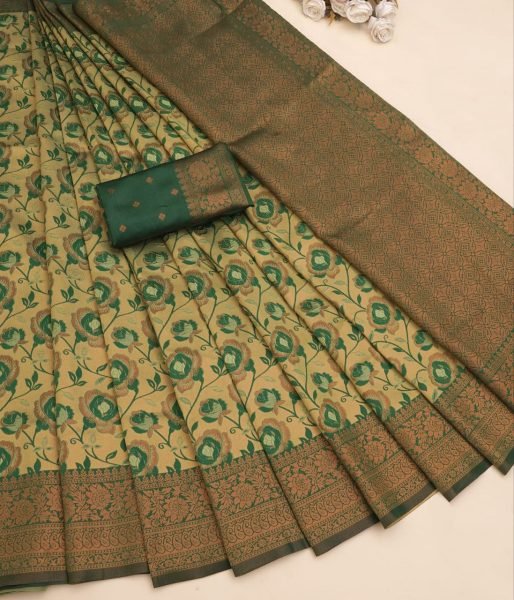 Authentic Banarasi Silk Saree with Rich Brocade Work Stunning Designer Wear for Weddings Wholesale Price Banarasi Saree Wholesale