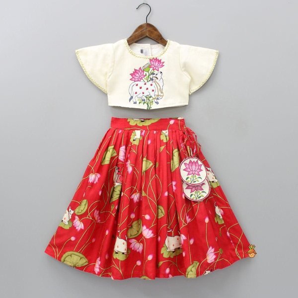  Baby Girls Kids Strap Bow Print Summer Dress Girls Wear