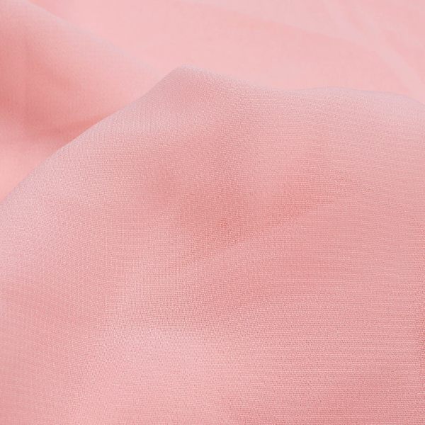 Baby Pink Plain Georgette Fabric Plain fabric