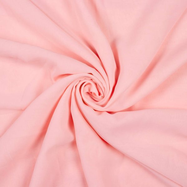 Baby Pink Plain Georgette Fabric Plain fabric