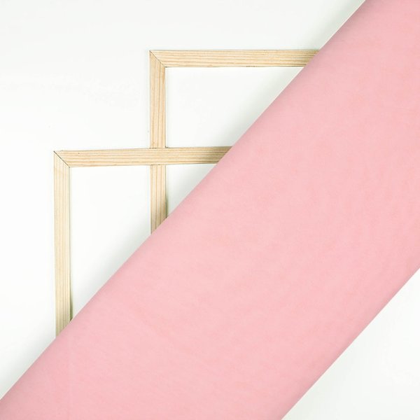 Baby Pink Plain Georgette Fabric Plain fabric