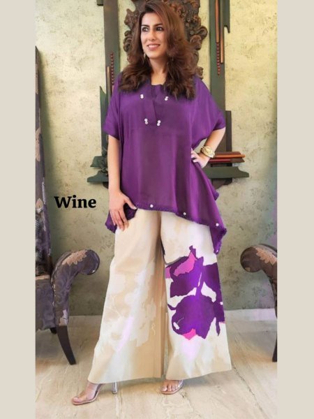 Baggy Pattern Kaftan Set in Heavy Chinon Stylish Coord with Lace Finish Hot Summer Offer for Resellers CO ORD Sets