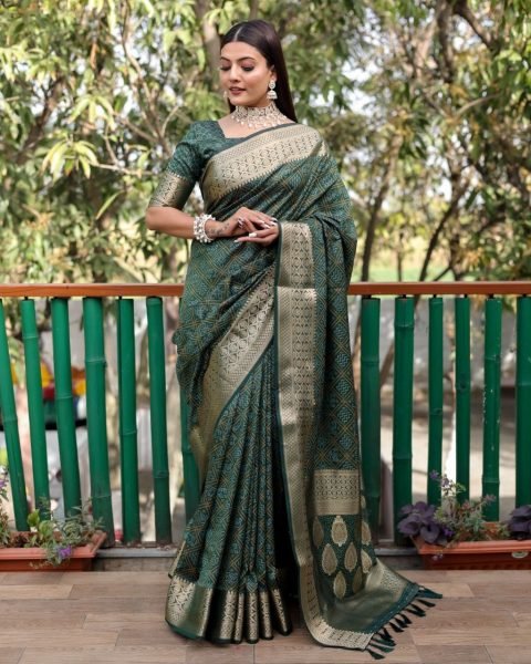 Bandhej Patola Silk Sarees  Bandhej Sarees Wholesale