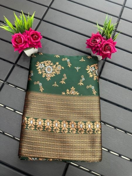 Beautiful Art Silk Jacquard Border Saree Silk Sarees Wholesale