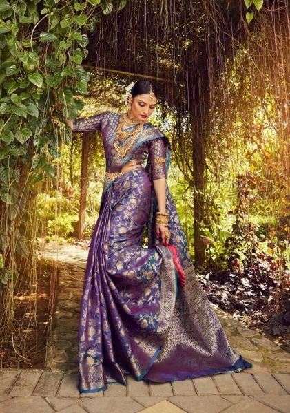 Beautiful Art Silk Jacquard Border Saree Silk Sarees Wholesale