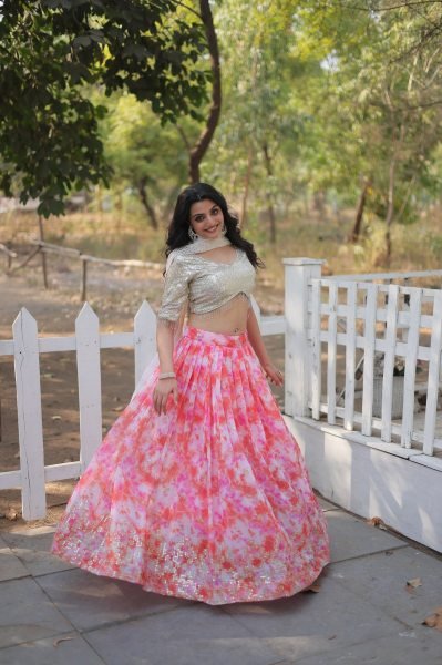 Exclusive lehenga choli with Digital Printed at Wholesale Rate  Designer Lehenga Choli