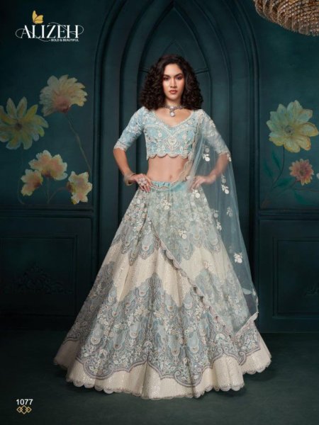 Beautiful Designs Of Lehenga With Heavy Embroiedery Work Collection 