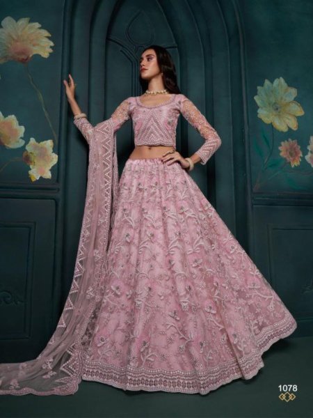 Beautiful Designs Of Lehenga With Heavy Embroiedery Work Collection 