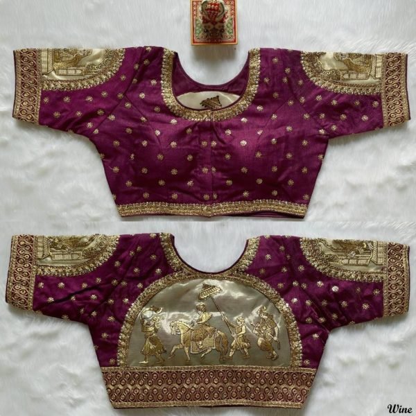 beautiful Embroidery and Sequins work,  stone work Bridal Blouse  Blouse Collection