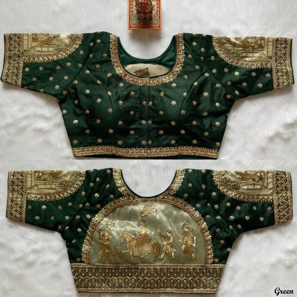 beautiful Embroidery and Sequins work,  stone work Bridal Blouse  Blouse Collection