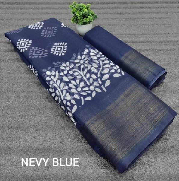 Beautiful HD Batik Style Print Cotton Saree  Cotton Sarees Wholesale