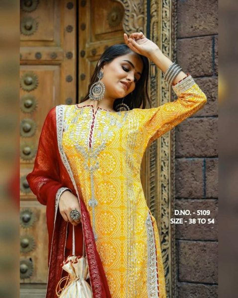 Beautiful Heavy Rayon 14 Kg Kurti Sharara  With Chiffon Dupatta And Potli Bag  Jaipuri Cotton Kurtis Wholesale