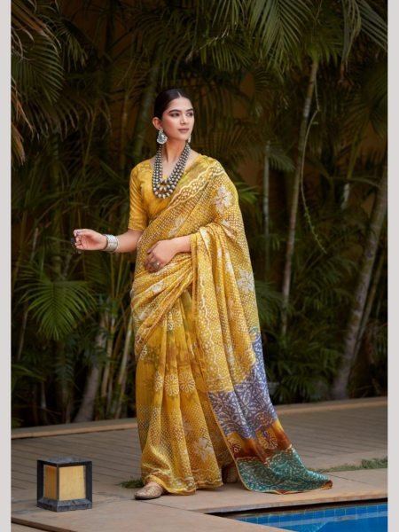 Beautiful Latest Printed Cotton Saree For Woman Printed Cotton Sarees Wholesale