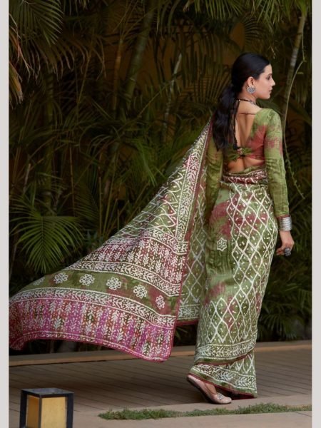 Beautiful Latest Printed Cotton Saree For Woman Printed Cotton Sarees Wholesale