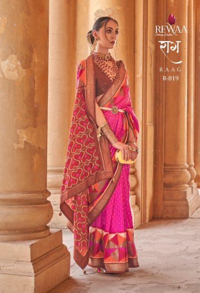 Beautiful Potla Bridal Saree Patola Silk Sarees Wholesale