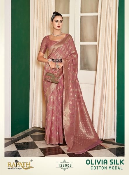 Beautiful  Rajpath Fabrics Pastel colors Pure Cotton Modal Silk Saree Cotton Sarees Wholesale