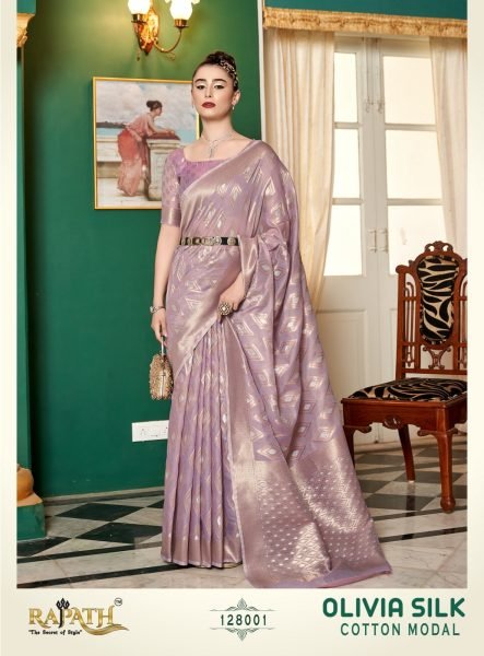 Beautiful  Rajpath Fabrics Pastel colors Pure Cotton Modal Silk Saree Cotton Sarees Wholesale