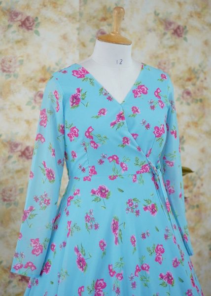 Beautiful Sky Blue Colour Georgette Kurti  Georgette Kurti 