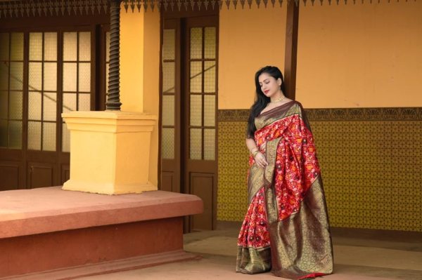 Beautiful Soft Banarasi Silk Patola Saree Patola Silk Sarees Wholesale