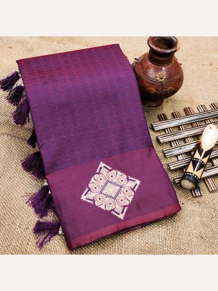 Beautiful Soft Lichi Silk Saree with zari weawing Rich pallu  Silk Sarees Wholesale