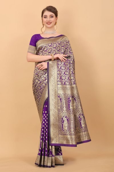  Beautiful Weaving  Soft Kanjivaram  silk  fabric with Zari Weaving pallu  Saree Silk Sarees Wholesale