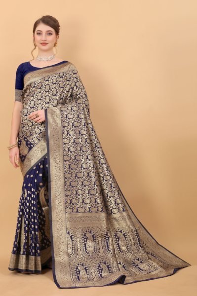  Beautiful Weaving  Soft Kanjivaram  silk  fabric with Zari Weaving pallu  Saree Silk Sarees Wholesale