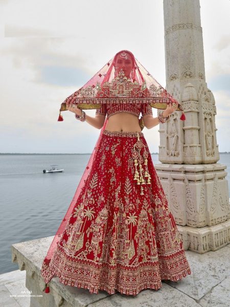 Best Quality Bridal Silk Lehenga Choli With Embroidered Work  Lehenga