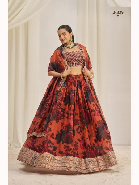 Best Quality Organza Lehenga Choli Suppliers  Designer Lehenga Choli