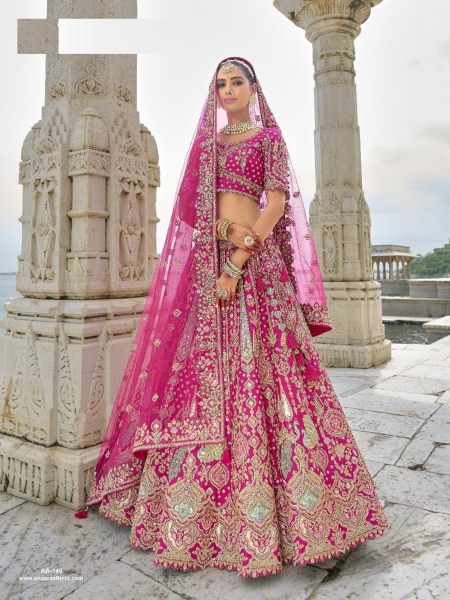 Best Quality Premium Silk Embroiderd Bridal Lehenga Choli  Bridal Lehenga Choli