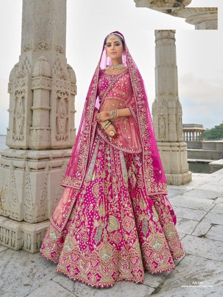 Best Quality Premium Silk Embroiderd Bridal Lehenga Choli  Bridal Lehenga Choli