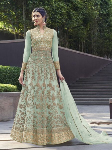 Best Rate Heavy Embroidery Work Anarkali Gown Salwar Kameez