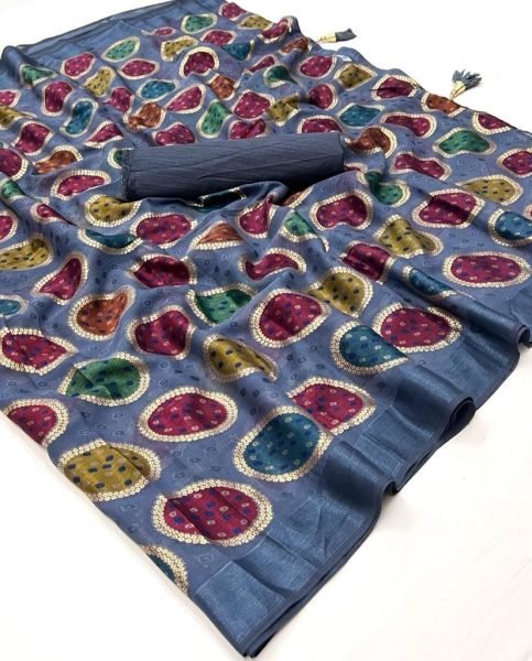 Bindiya Vol 2 Brasso With Foil Printed Regular Wear Soft Saree Collection Georgette Sarees Wholesale