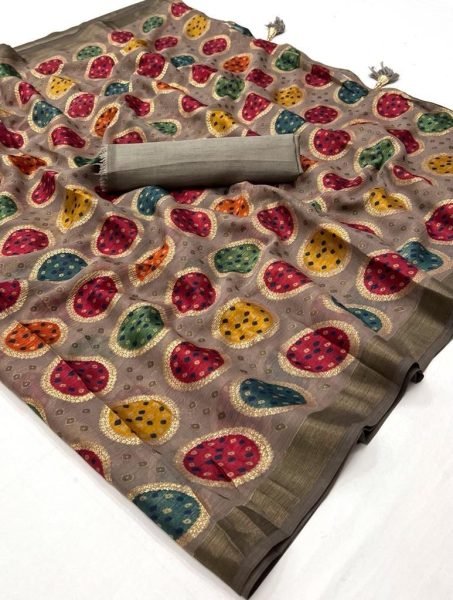 Bindiya Vol 2 Brasso With Foil Printed Regular Wear Soft Saree Collection Georgette Sarees Wholesale