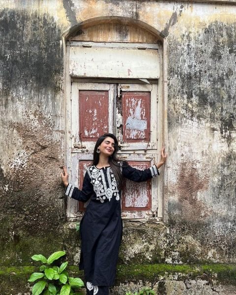 Black Color Rayon Cotton Kurti With Pant  Kurti With Bottom Wholesale