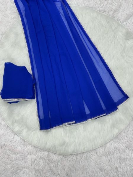 Bollywood Actress Georgette Saree For Farerwell wholesale price Bollywood Fancy Sarees Wholesale