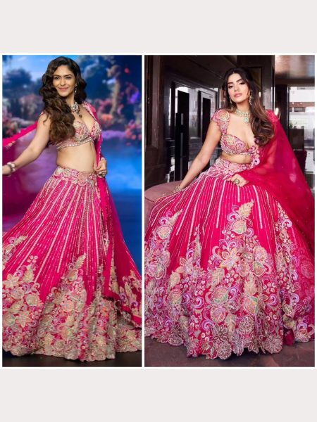 Bollywood Speical Faux Georgette Lehenga Choli  Bollywood Lehenga Choli