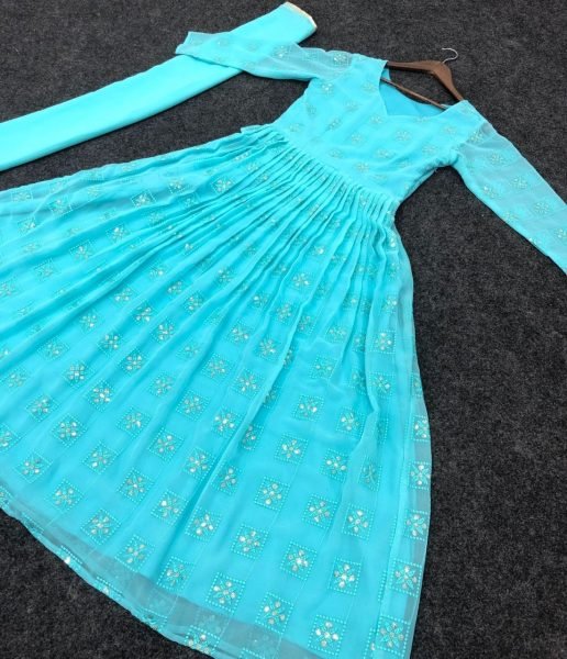 Bollywood Style Anarkali Gown Dress For Party Wear Anarkali Kurtis 