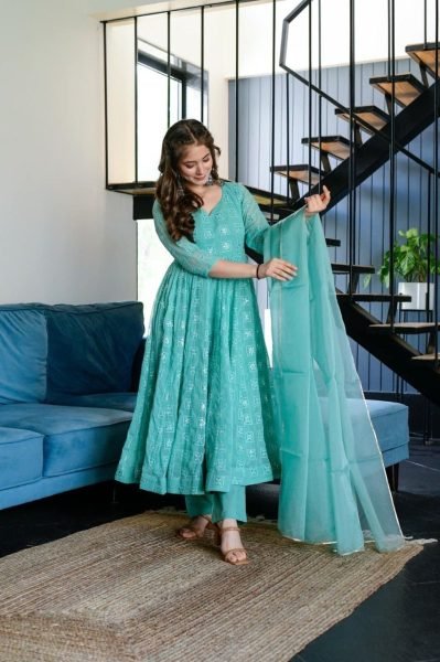 Bollywood Style Anarkali Gown Dress For Party Wear Anarkali Kurtis 