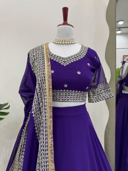 Boutique Faux Georgette Lehenga Faux Georgette with Butterfly Net Dupatta Faux Georgette with Butterfly Net Dupatta Designer Lehenga Choli