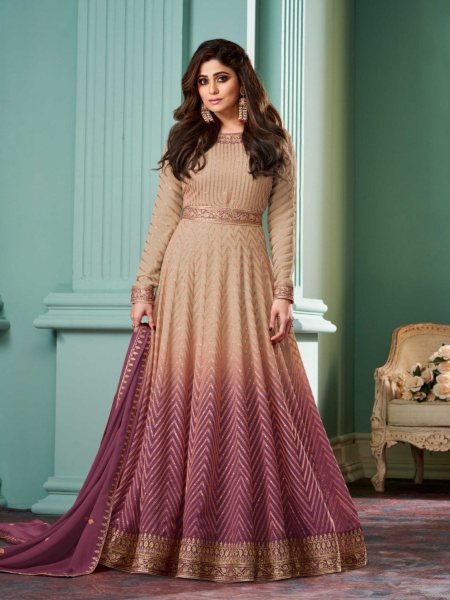Bridal Look Anarkali Suit with Dupatta Wholesale Pakistani Style Ethnic Gown by Aashirwad Anarakali Gown Wholesale